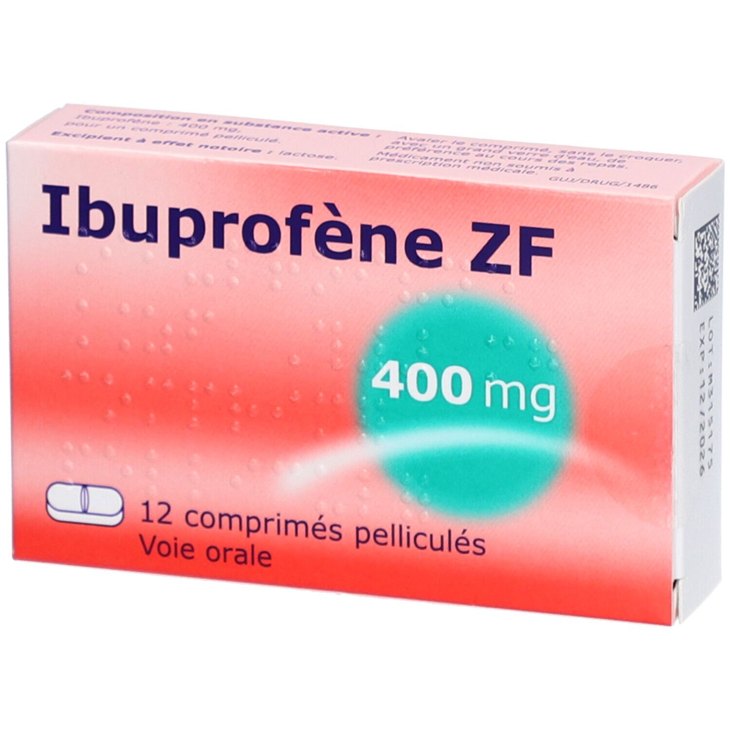 Ibuprofene ZF Comprimés pelliculés 400 mg