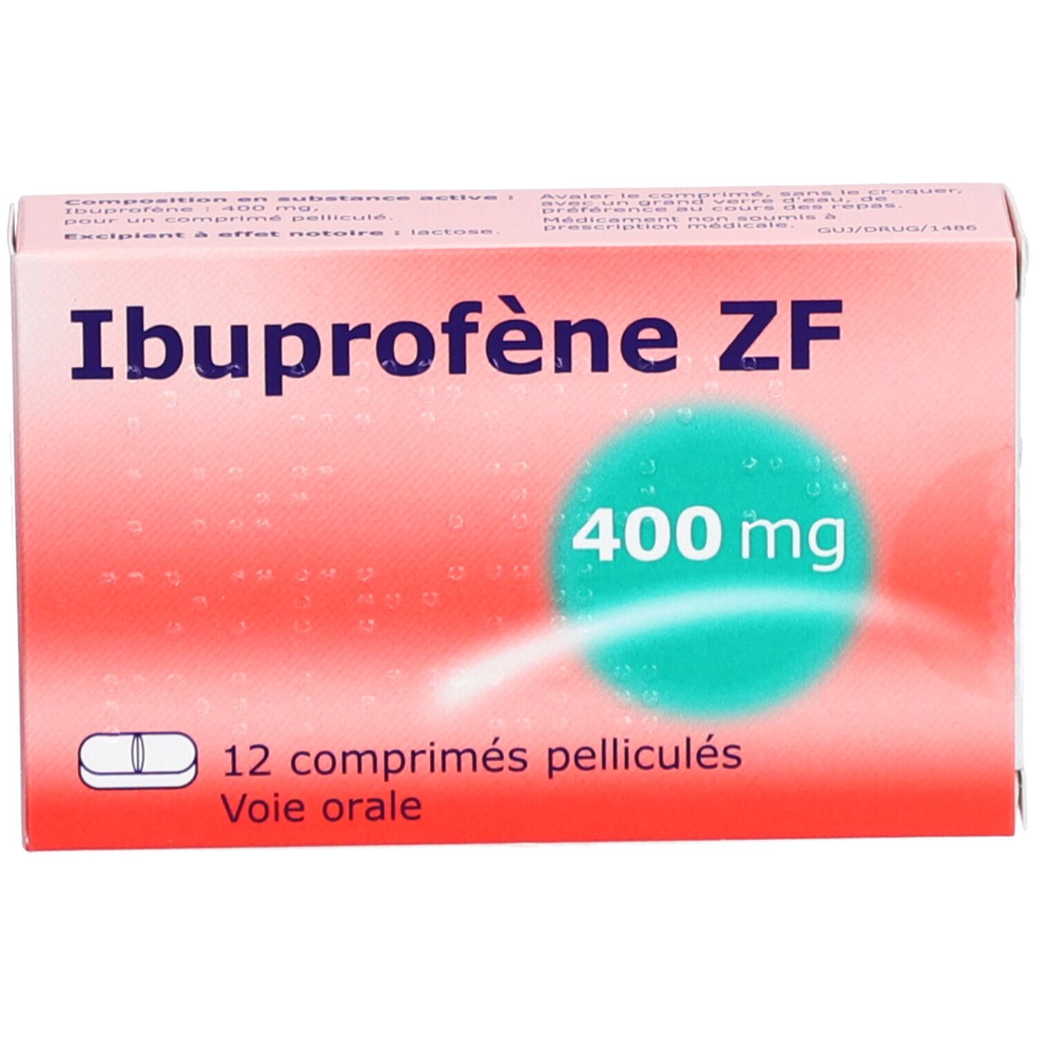 Ibuprofene ZF Comprimés pelliculés 400 mg