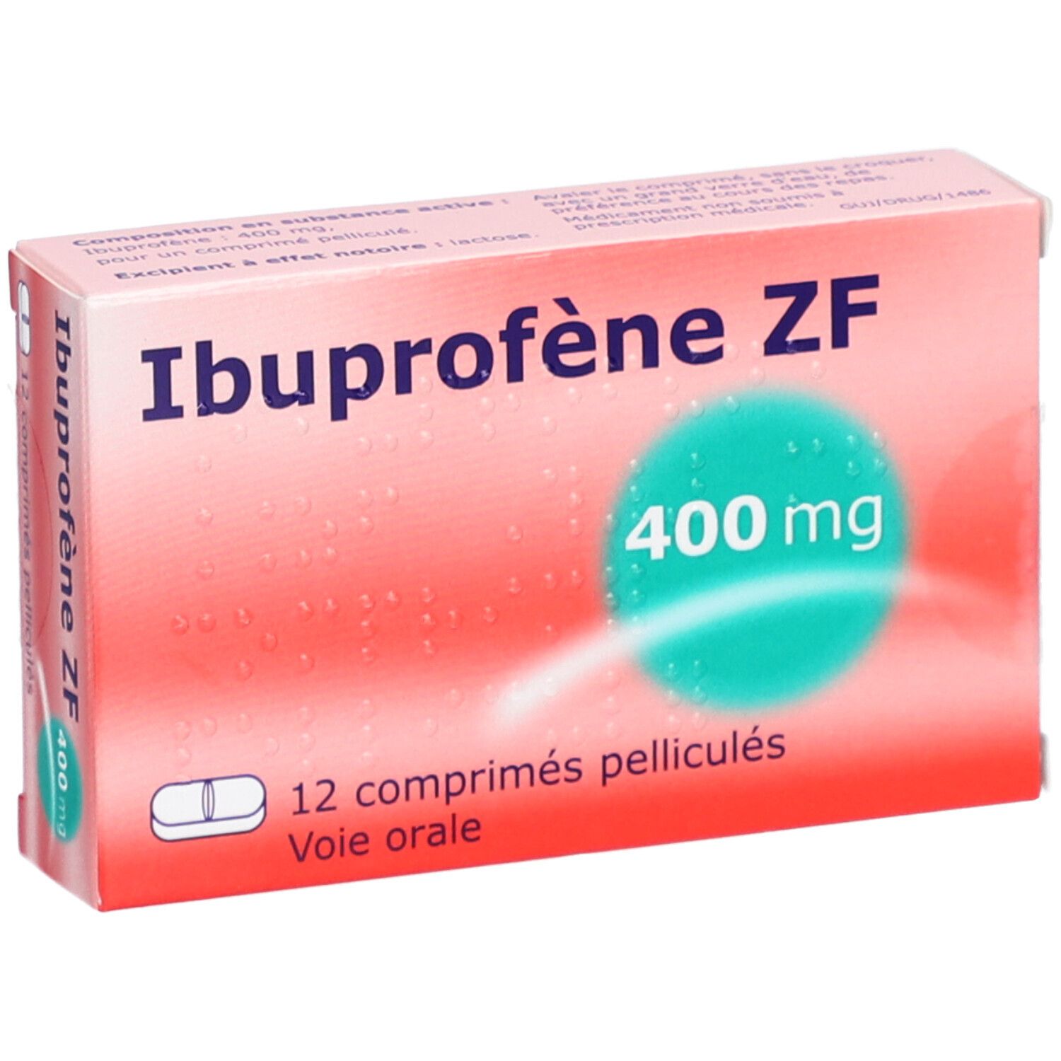 Ibuprofene ZF Comprimés pelliculés 400 mg