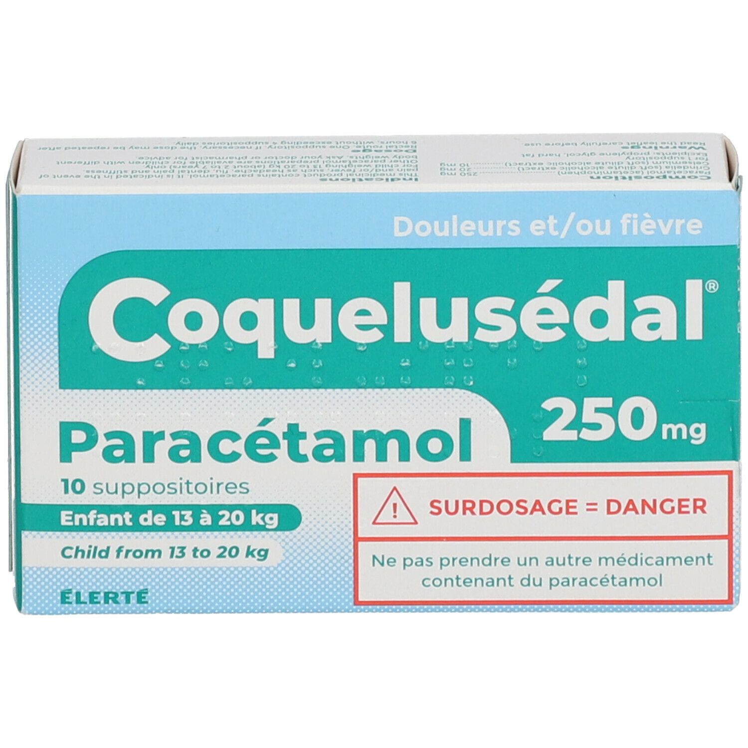 Coquelusédal Paracétamol 250 mg