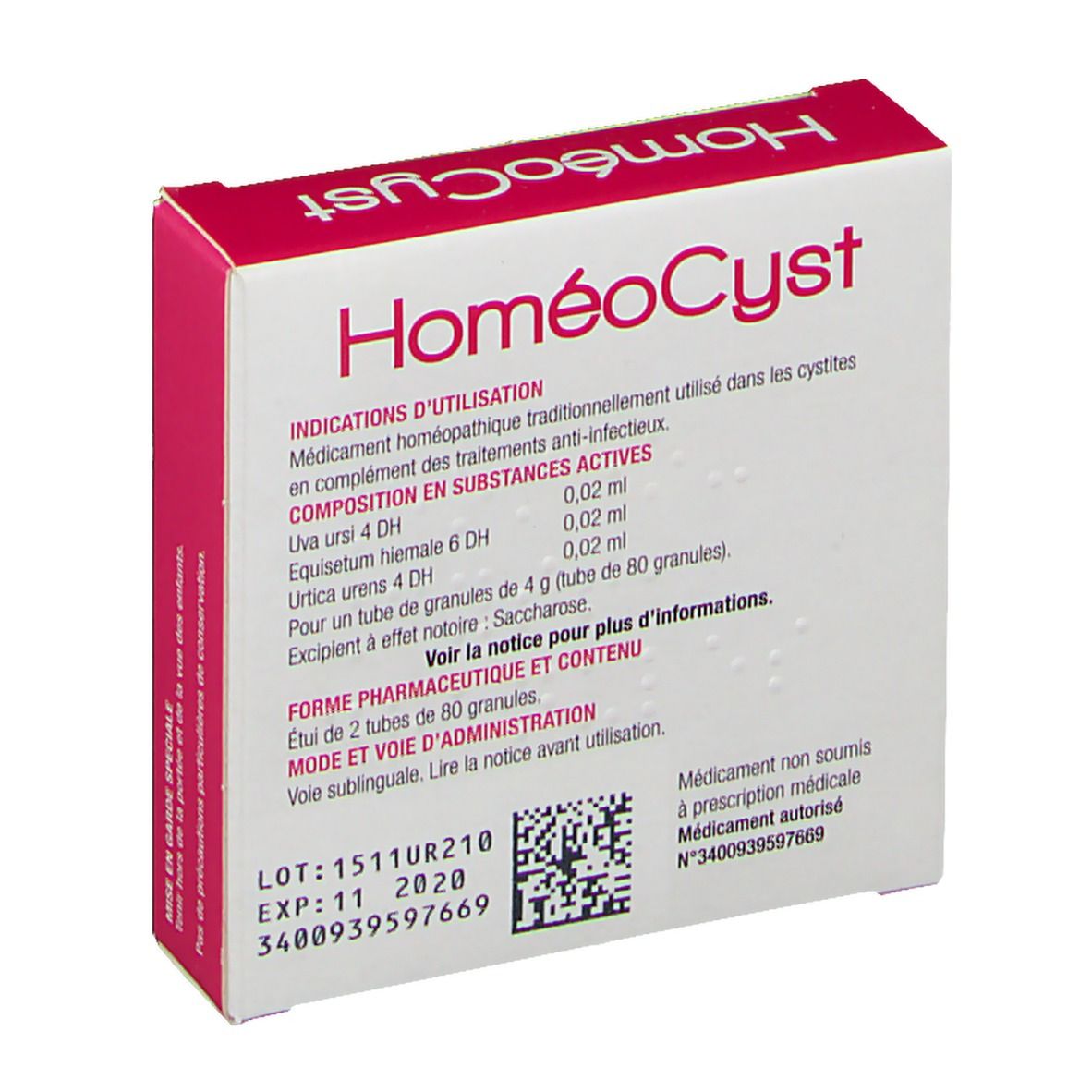 HoméoCyst Cystite