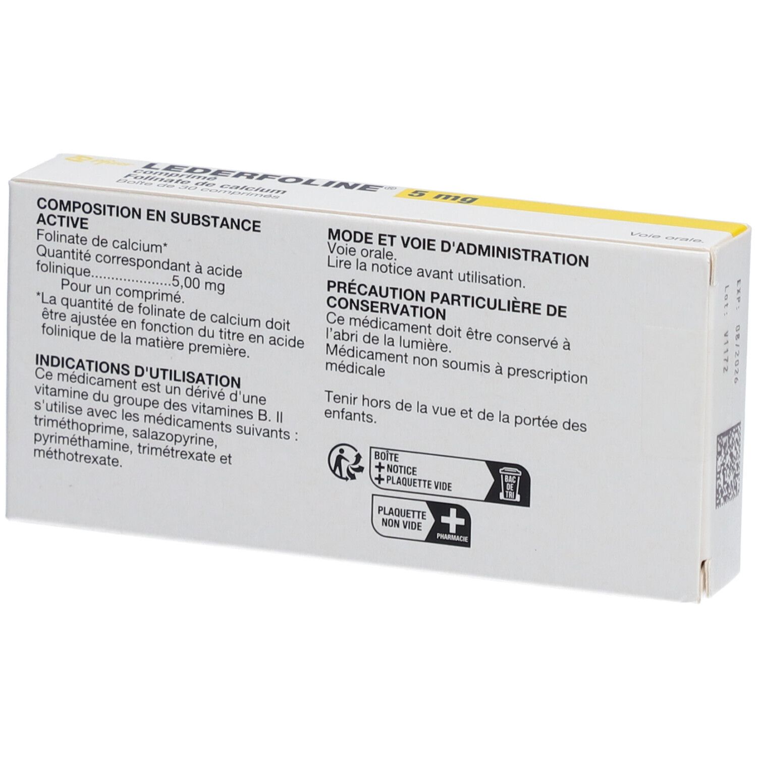 LEDERFOLINE comprimés