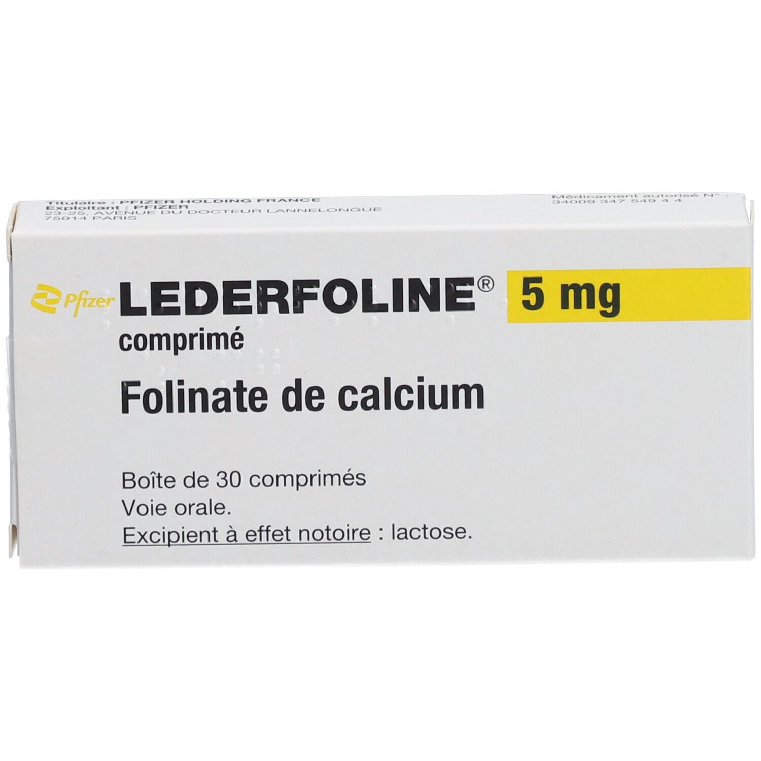 LEDERFOLINE comprimés