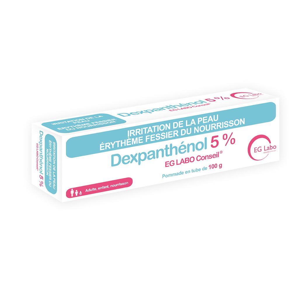 DEXPANTHENOL EG LABO CONSEIL 5 %, pommade, boîte de 1 tube de 100 g