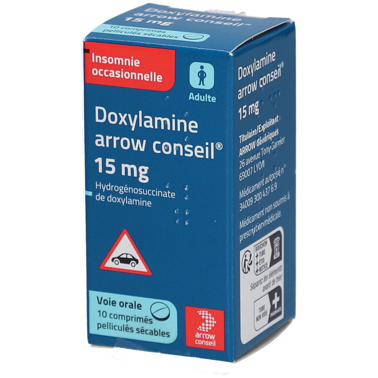 Doxylamine Arrow Conseil® 15 mg