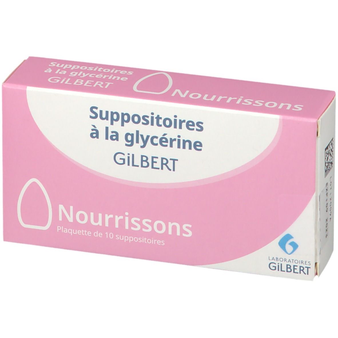 Suppositoires A La Glycérine - Nourissons - Boite de 10 - Gilbert