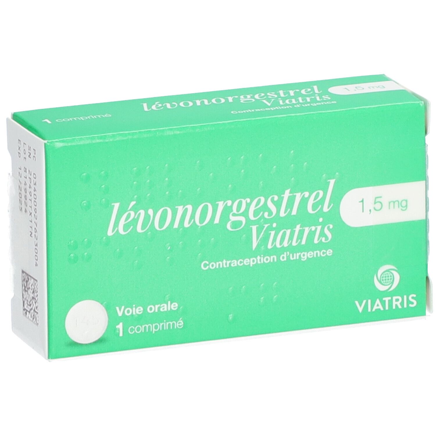 Lévonorgestrel Mylan 1,5 mg