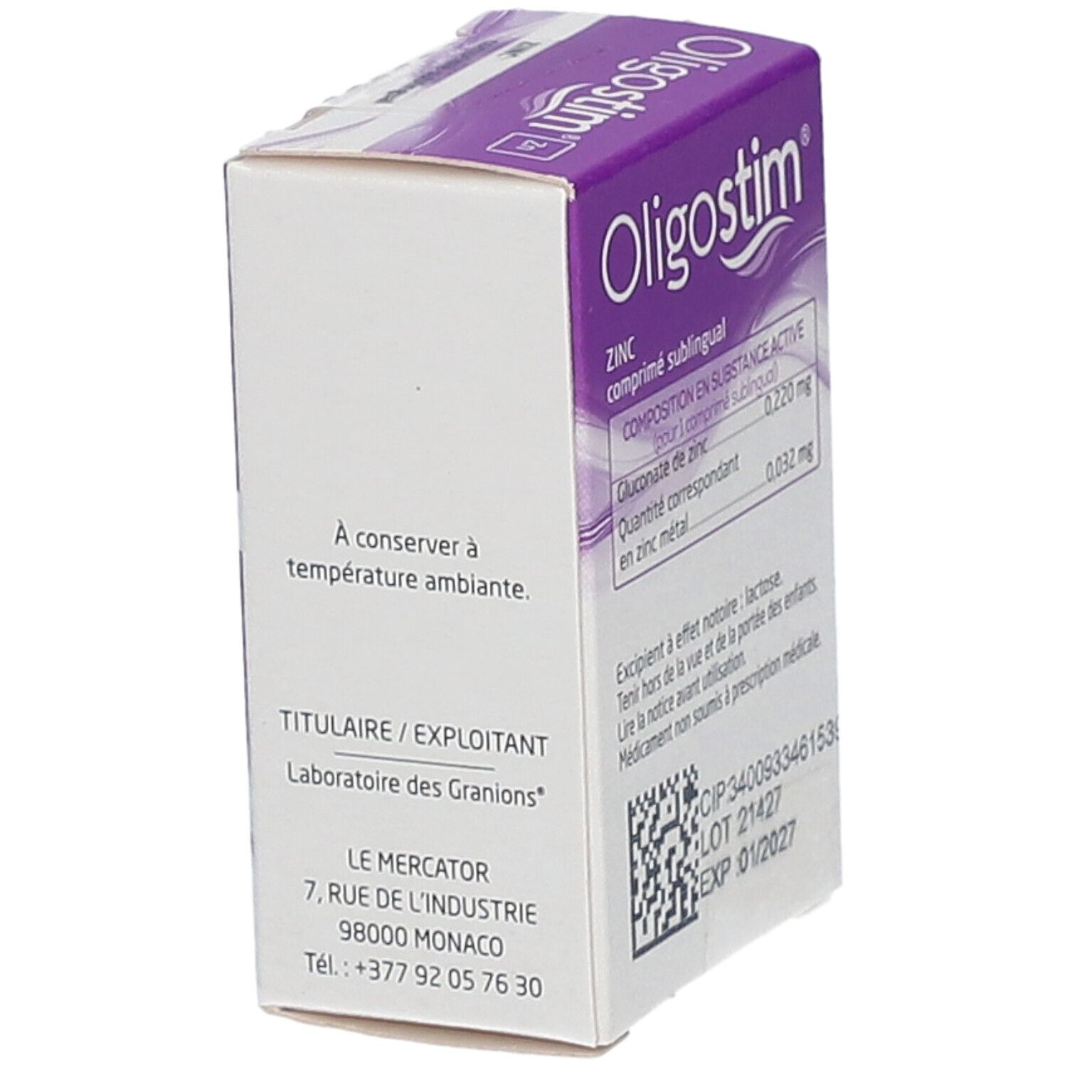 Laboratoire Des Granions Oligostim Zinc Pc S Redcare Pharmacie