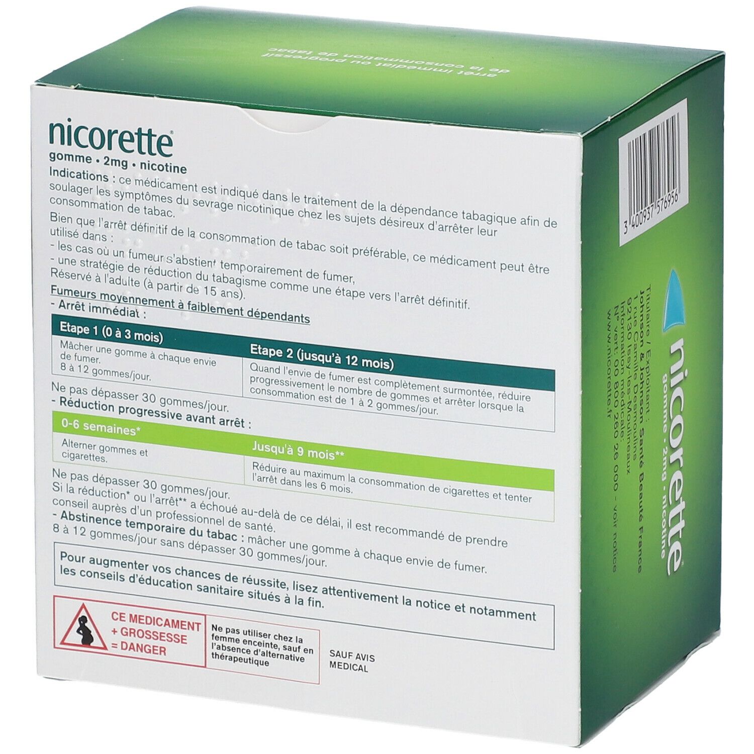 Pharmacie de la Duranne - Médicament Nicorette 2 Mg Gomme à Mâcher  Médicamenteuse Sans Sucre Fruits Plq/210 - AIX-EN-PROVENCE