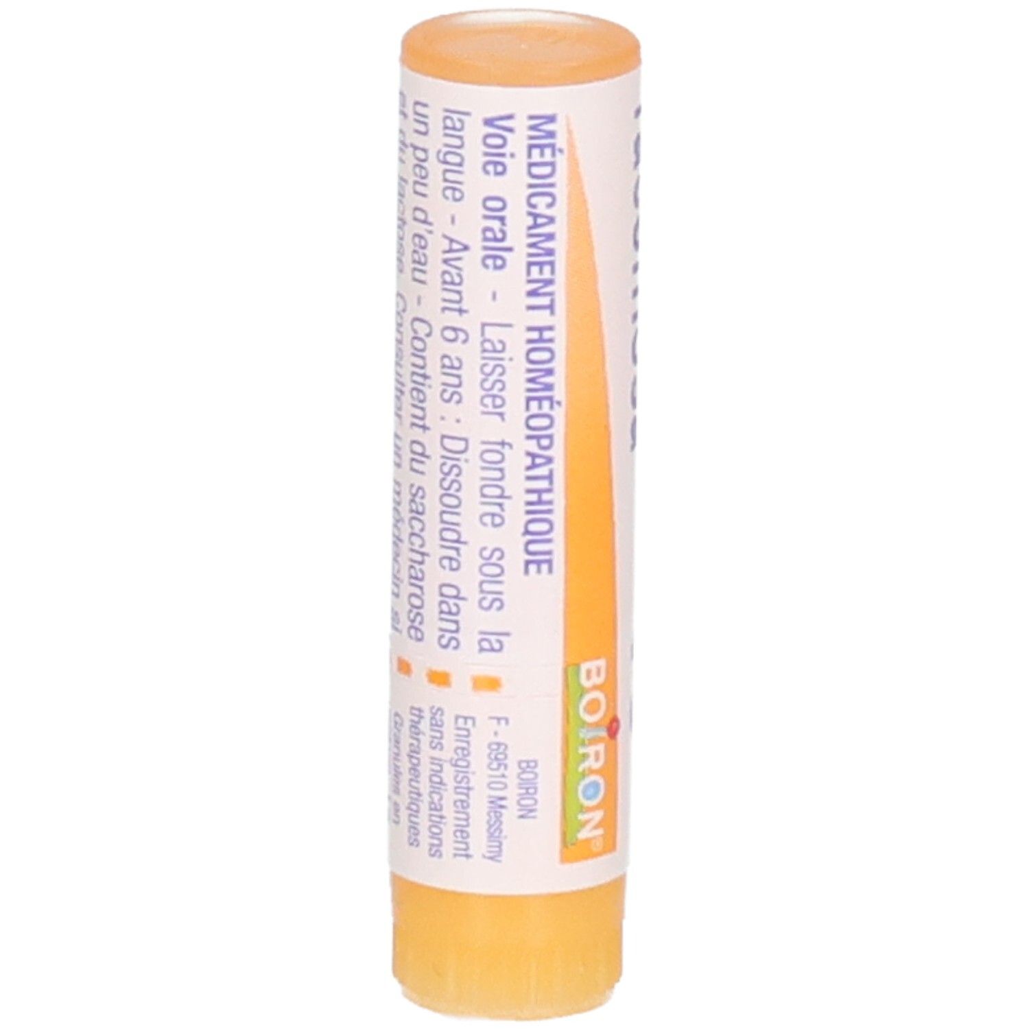 Tube de médicament homéopathique Boiron, voie orale.