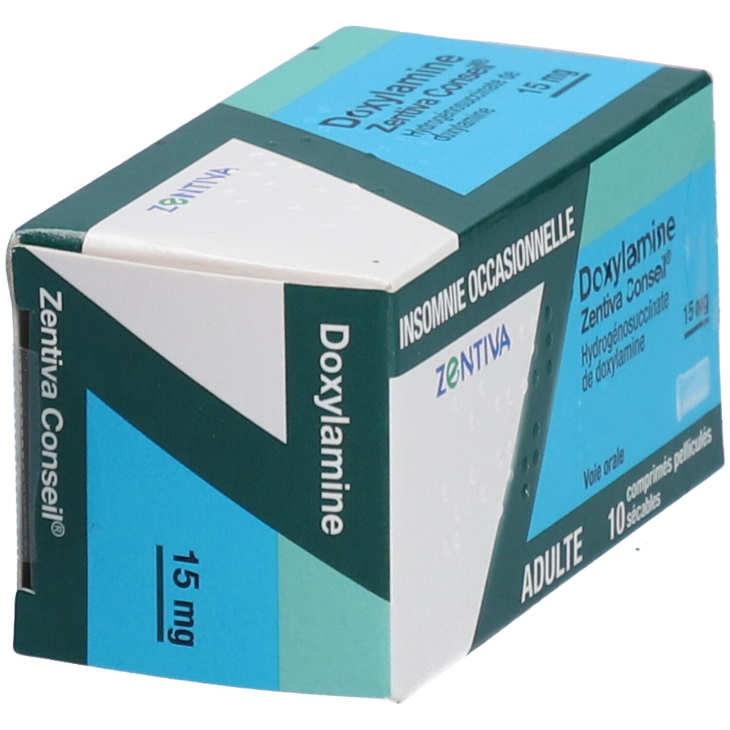 Zentiva Doxylamine Conseil Comprimés pelliculés sécables