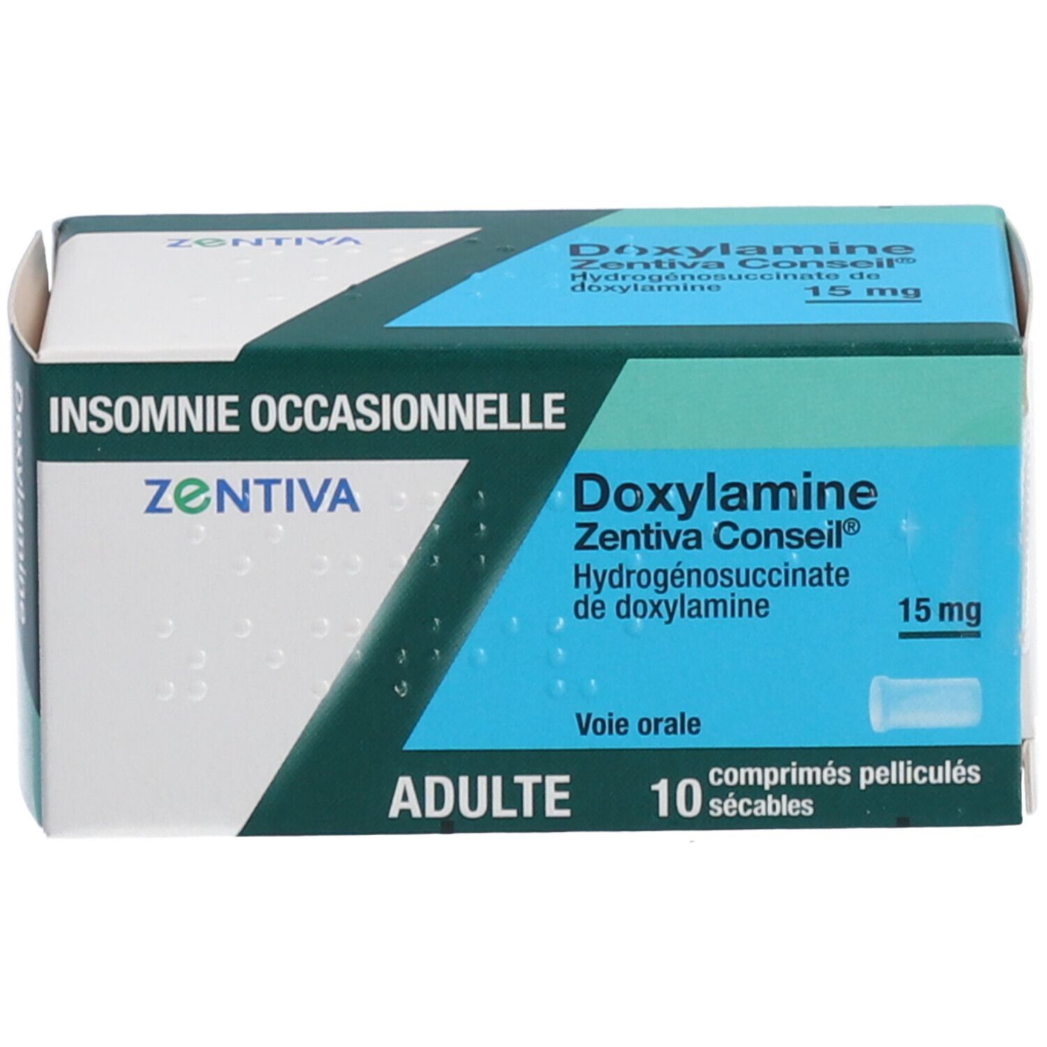 Zentiva Doxylamine Conseil Comprimés pelliculés sécables