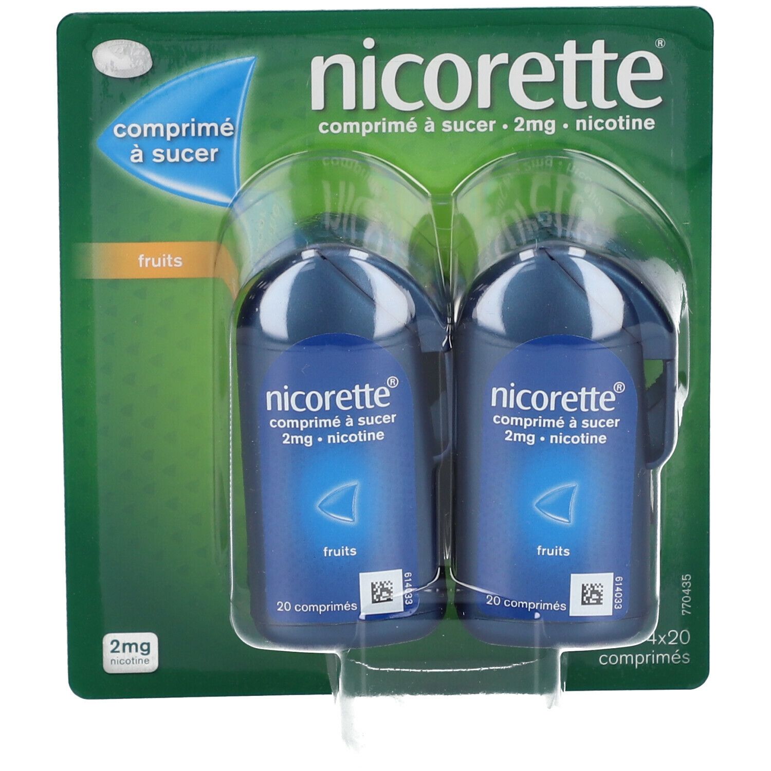 Nicorette® Comprimé à sucer 2 mg Fruits