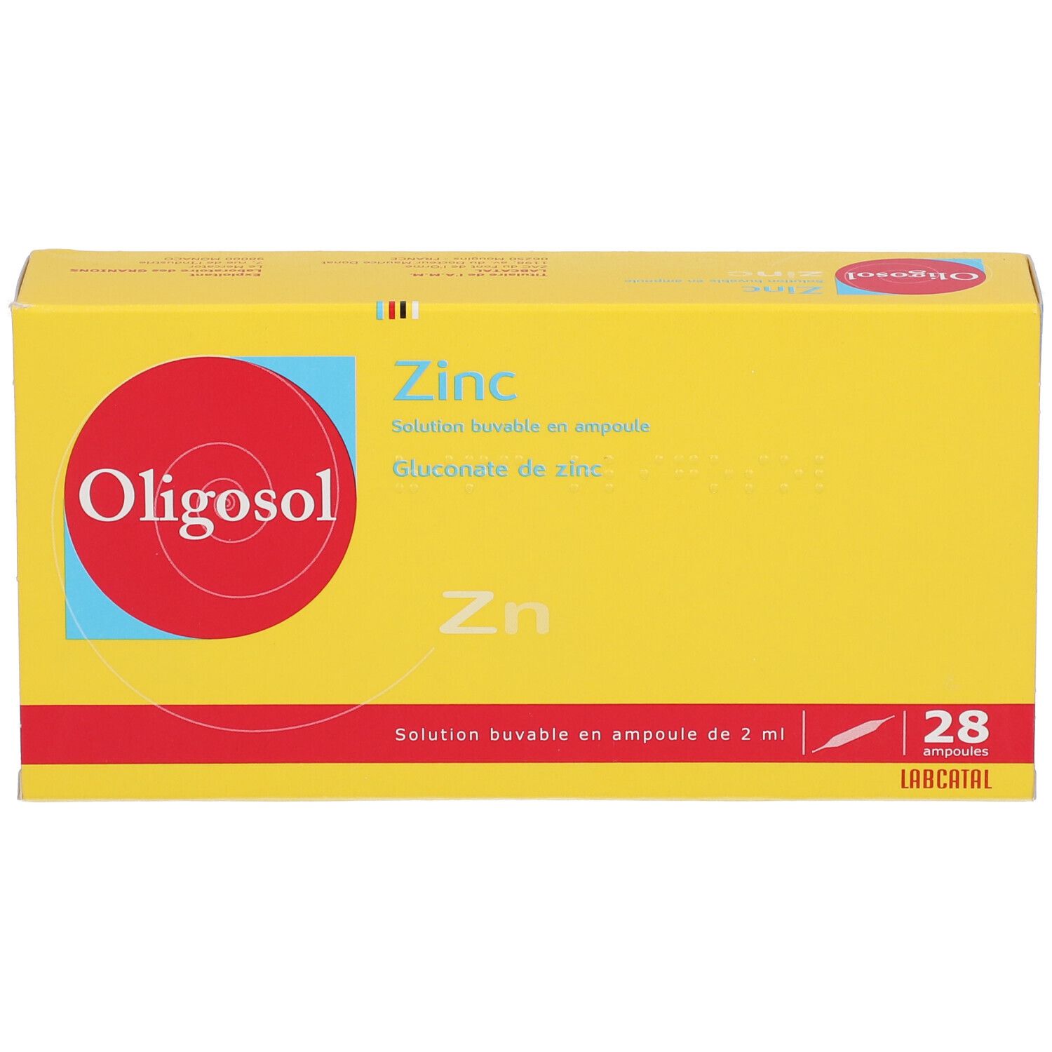 ZINC OLIGOSOL Solution buvable en ampoule 56 ml Redcare Pharmacie
