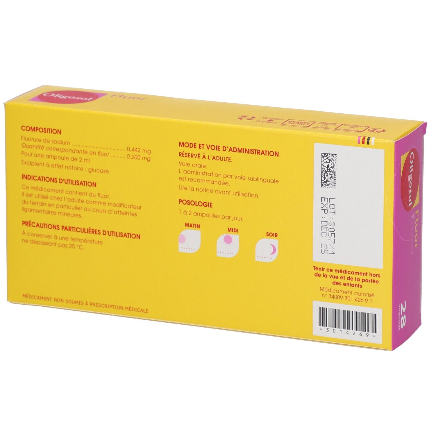 Laboratoire Labcatal Oligosol Fluor