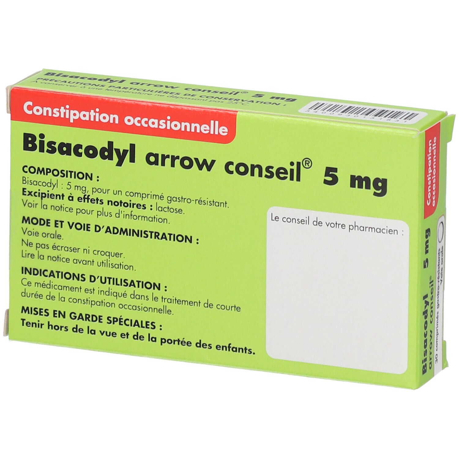 Bisacodyl arrow conseil® 5 mg