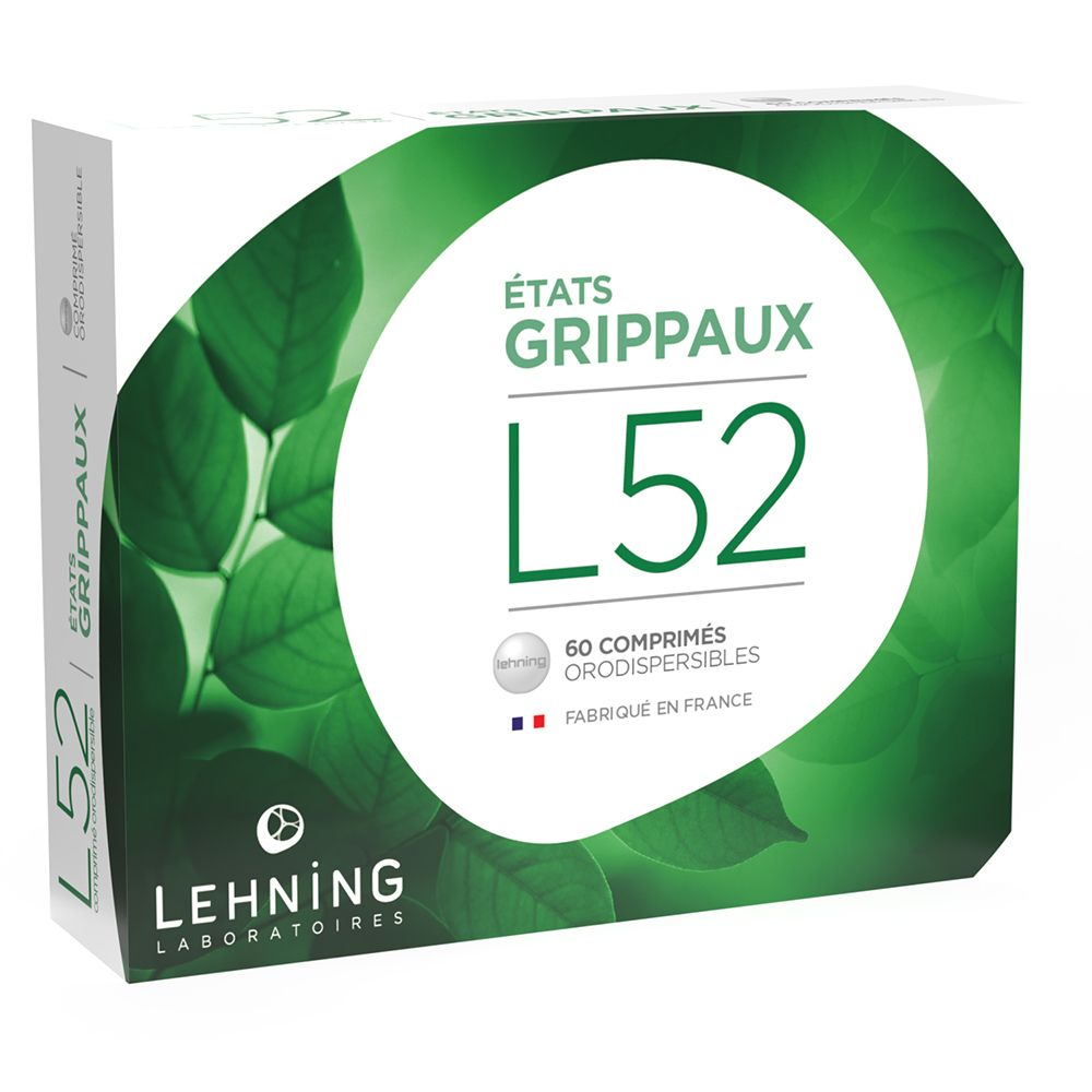 Lehning L52 États Grippaux Comprimés Orodispersibles
