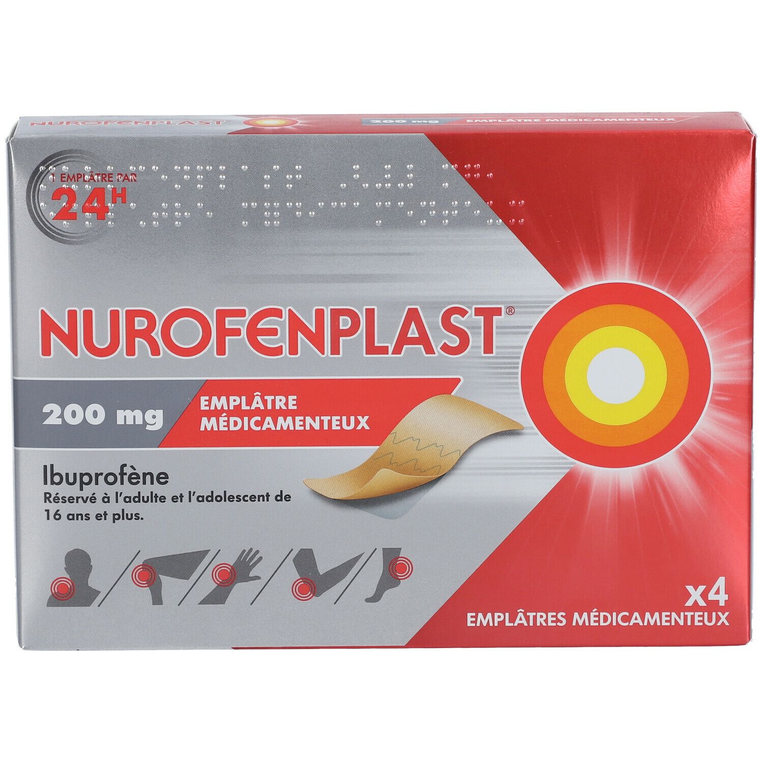 Nurofen Plast Ibuprofène 200mg