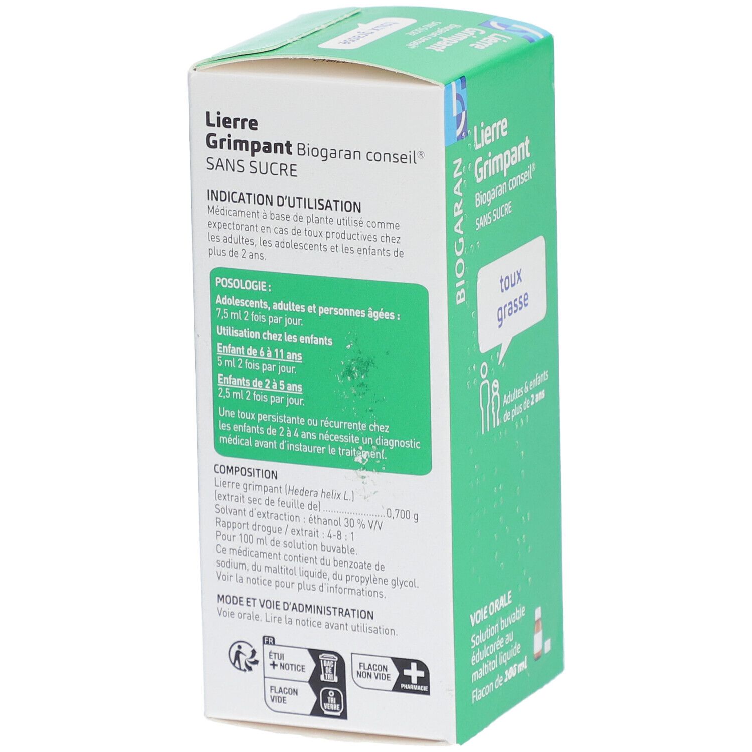 Biogaran Lierre Grimpant solution buvable sans sucre