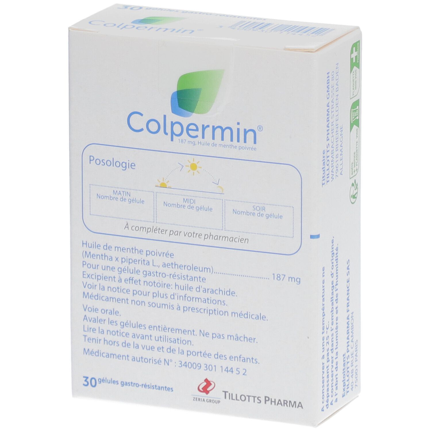 Colpermin gélules gastro-résistantes