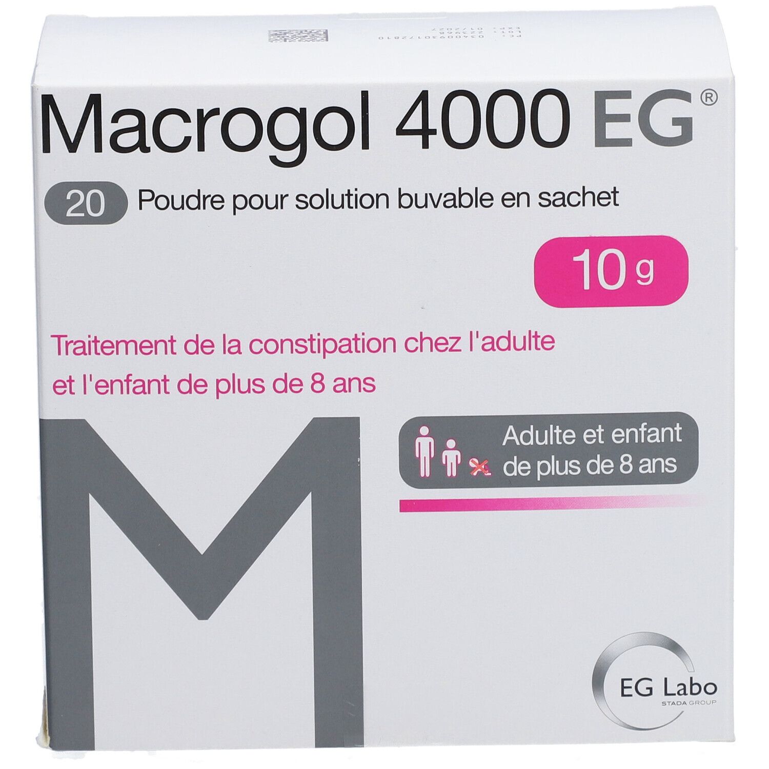 Macrogol 4000 EG Poudre pour solution buvable en sachet