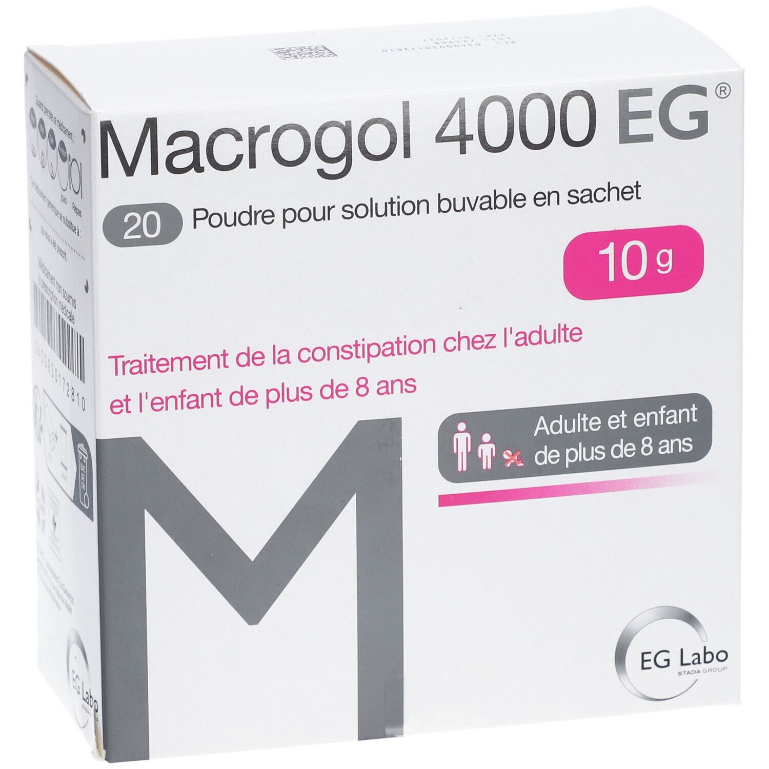 Macrogol 4000 EG Poudre pour solution buvable en sachet