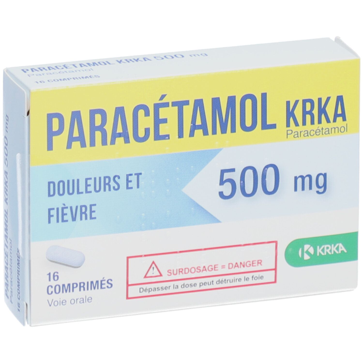 Paracétamol KRKA – Comprimé 500 mg