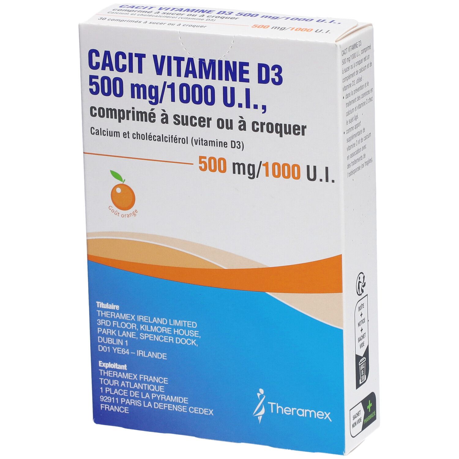 CACIT Vitamine D3 comprimés à croquer