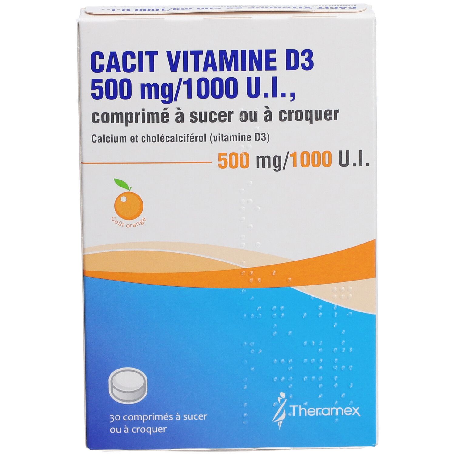 CACIT Vitamine D3 comprimés à croquer
