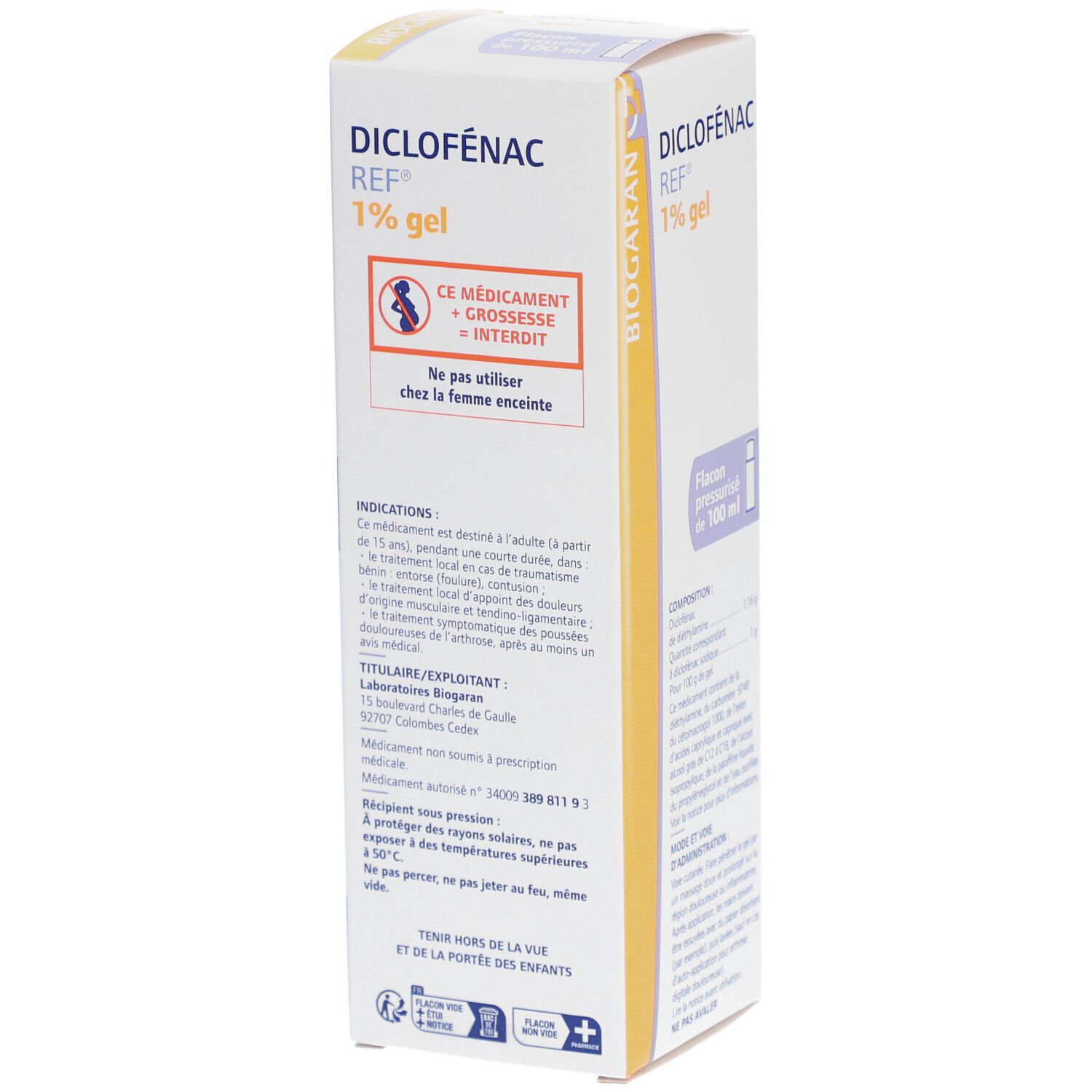 Biogaran Diclofénac 1% Gel