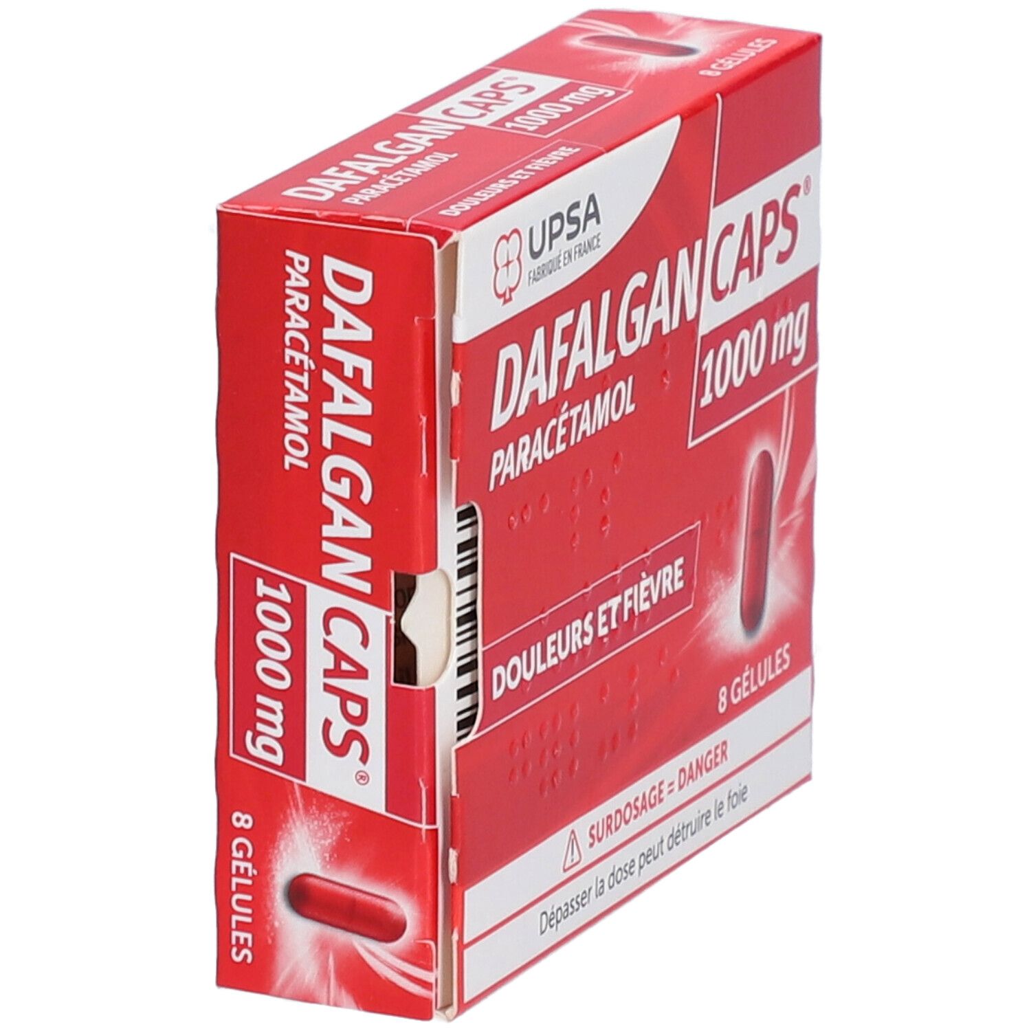 DAFALGAN CAPS 1000mg - Gélules 8 pc(s) - Redcare Pharmacie