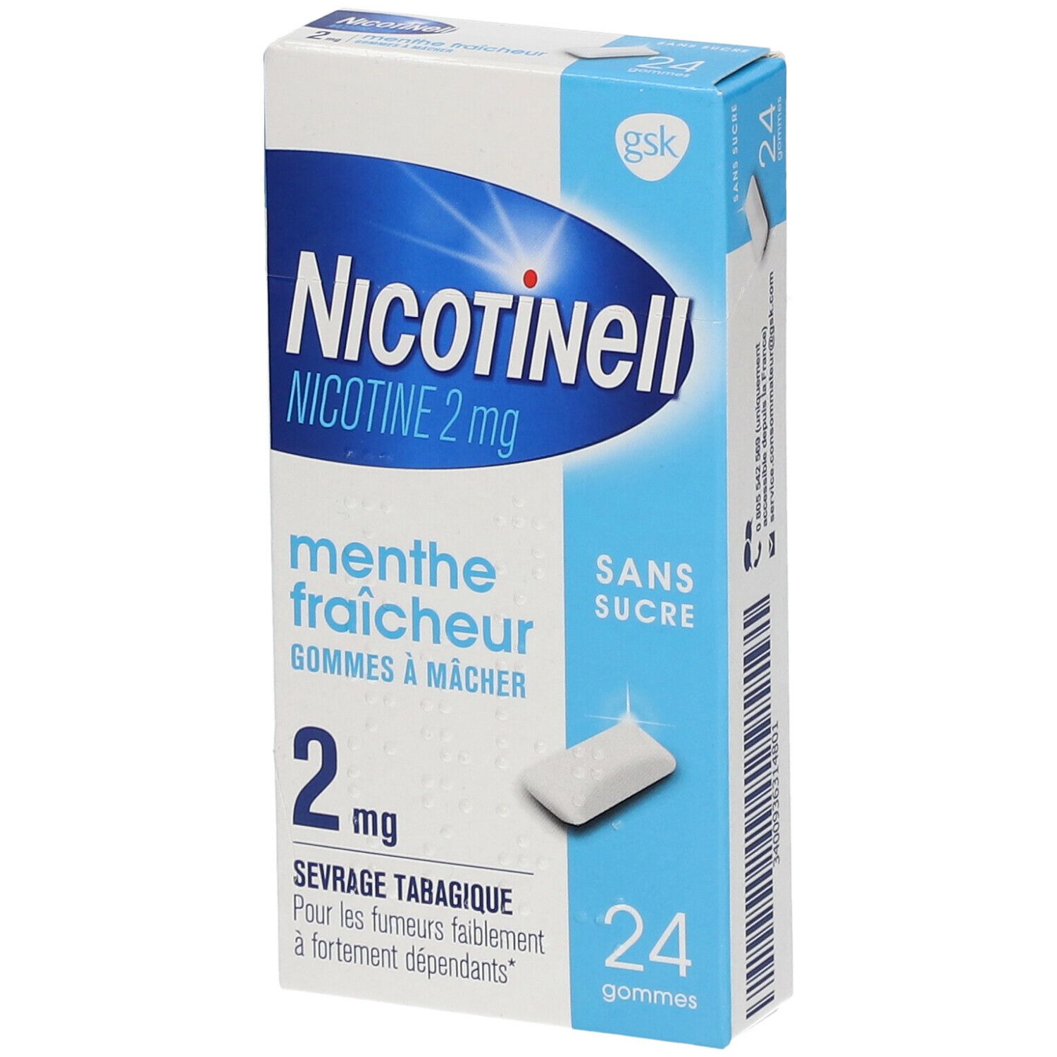 Nicotinell® Menthe fraicheur s/s 2 mg
