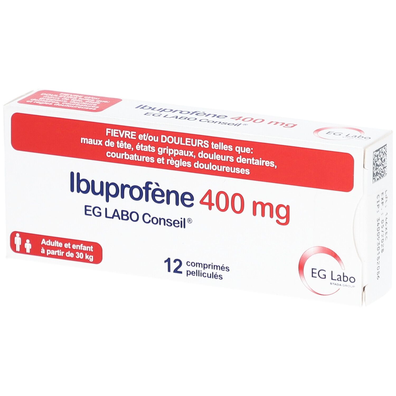 IBUPROFENE Comprimés pelliculés 400 mg