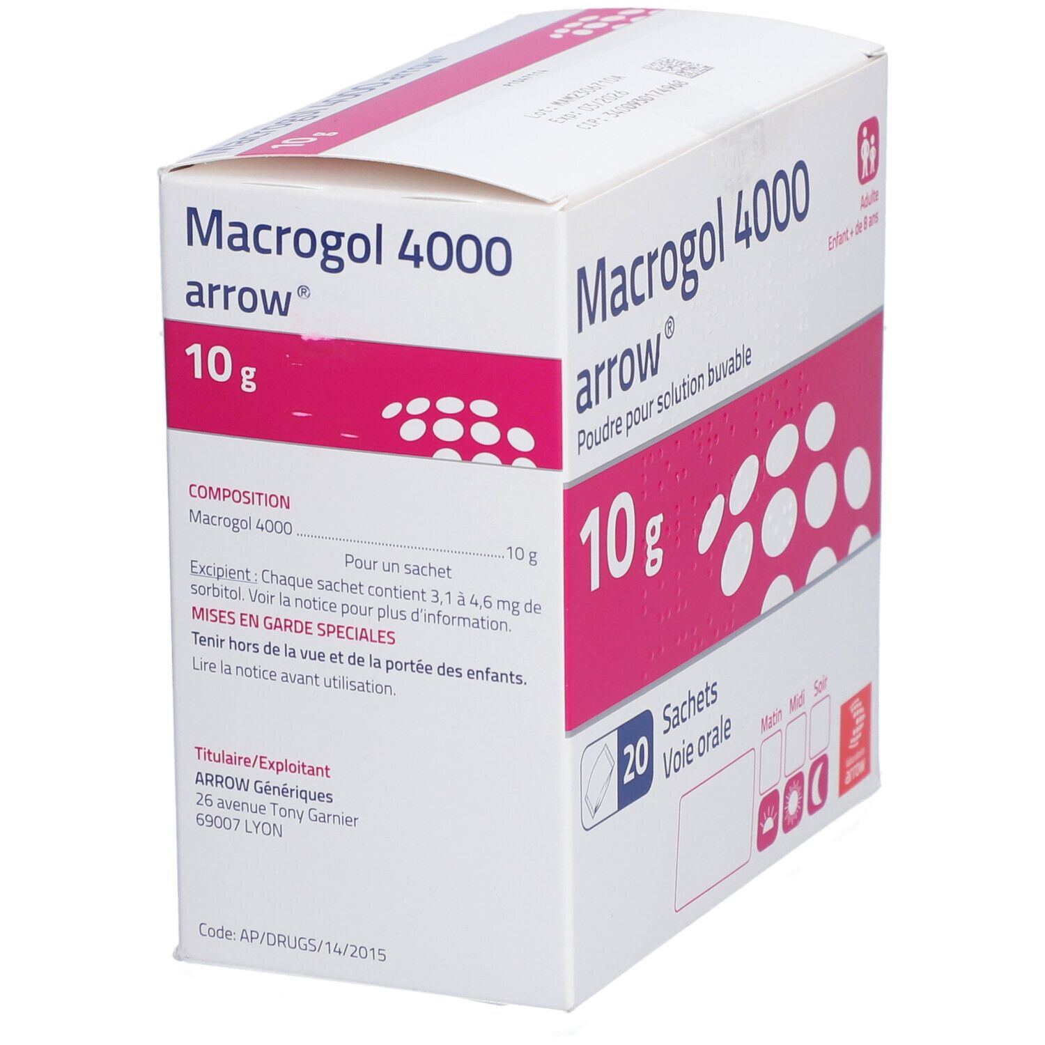 Arrow Macrogol 4000 10 g Sachets Solution Buvable