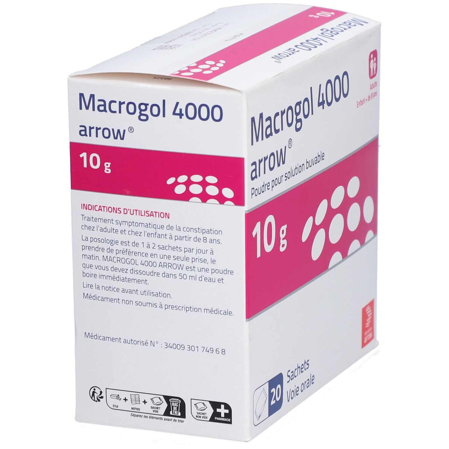Arrow Macrogol 4000 10 g Sachets Solution Buvable