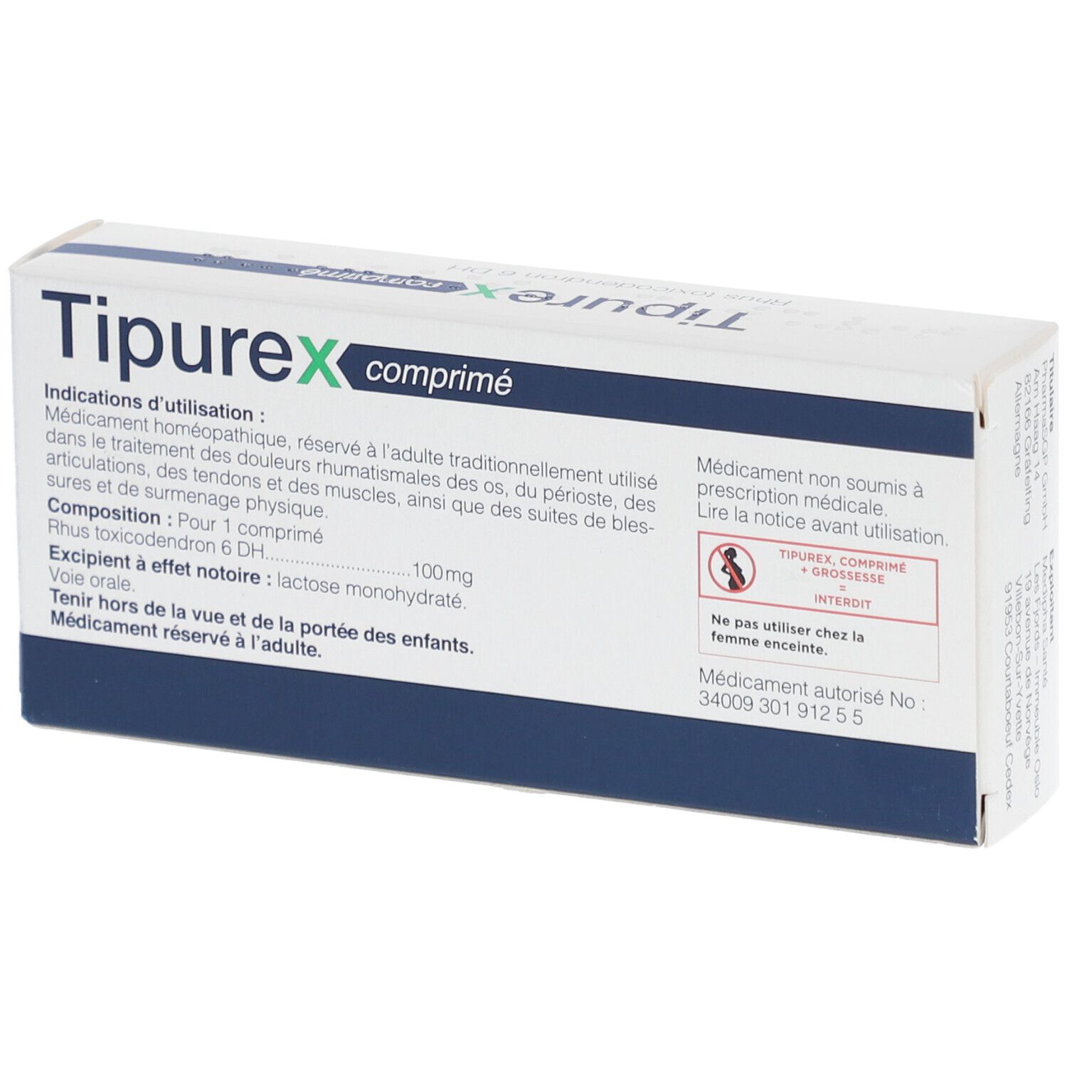 Tipurex comprimé