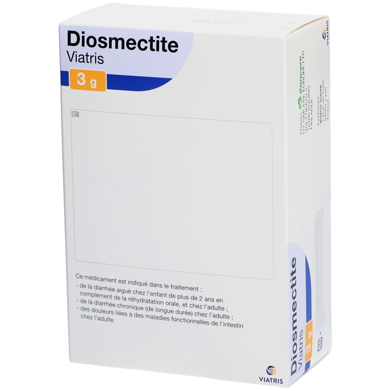 Mylan Viatris Diosmectite poudre buvable