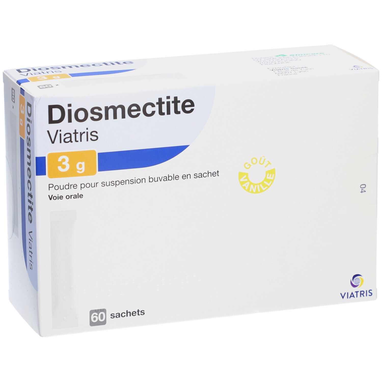 Mylan Viatris Diosmectite poudre buvable