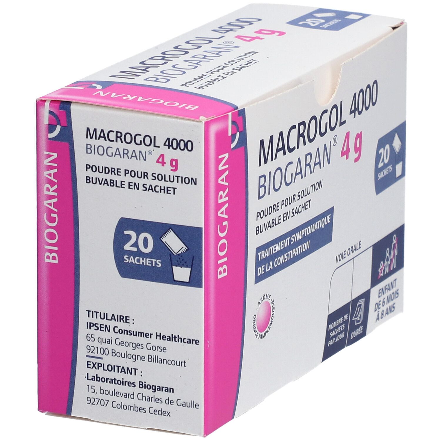 Biogaran Macrogol 4000 4 g - 20 Sachets