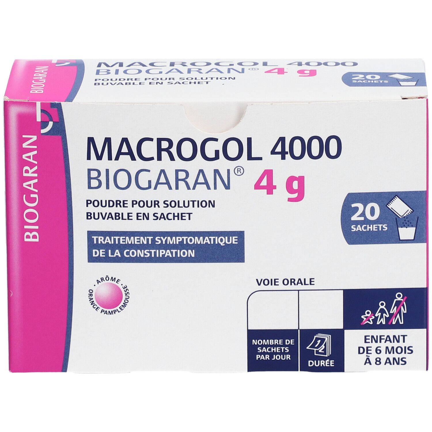 Biogaran Macrogol 4000 4 g - 20 Sachets