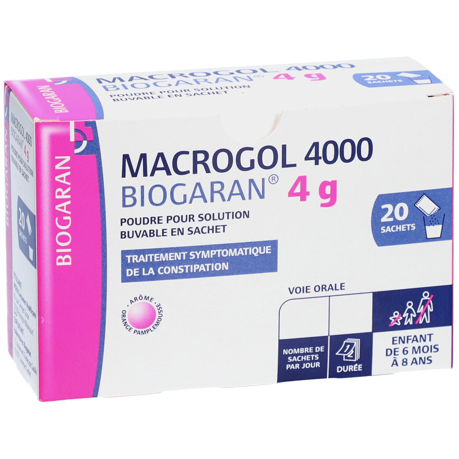 Biogaran Macrogol 4000 4 g - 20 Sachets