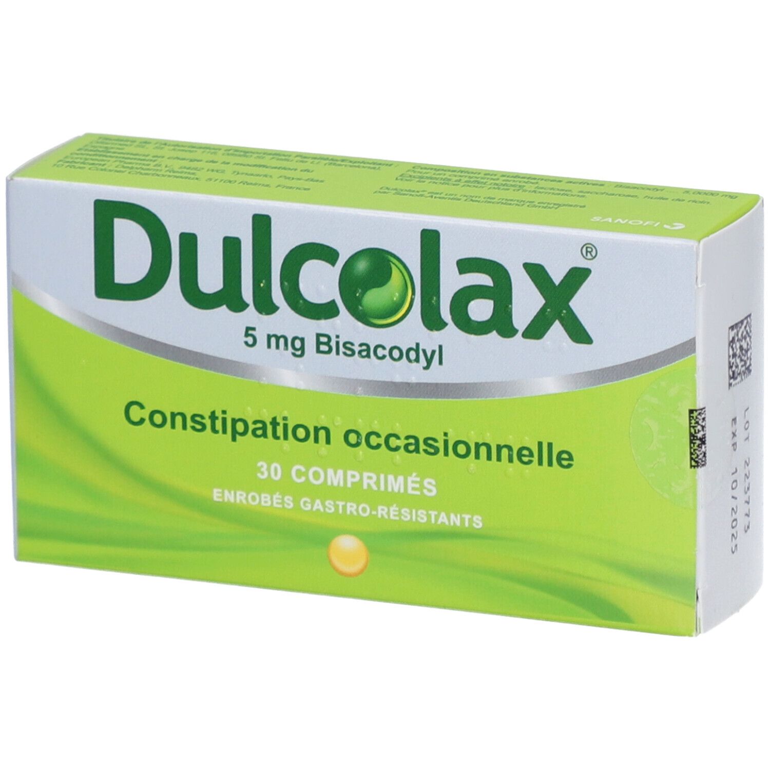 Dulcolax Bisacodyl 5 mg comprimés enrobés