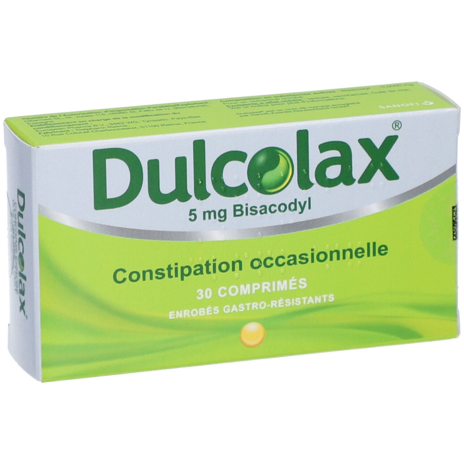 Dulcolax Bisacodyl 5 mg comprimés enrobés