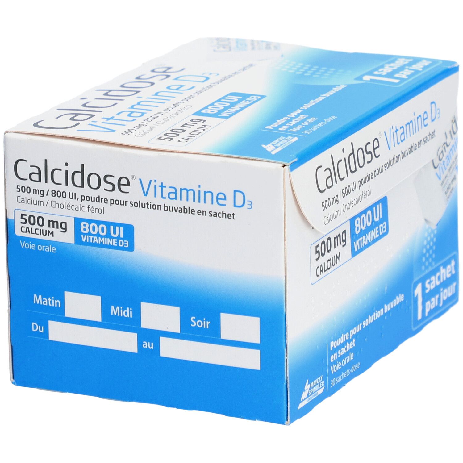 Calcidose Vitamine D3 poudre pour solution buvable