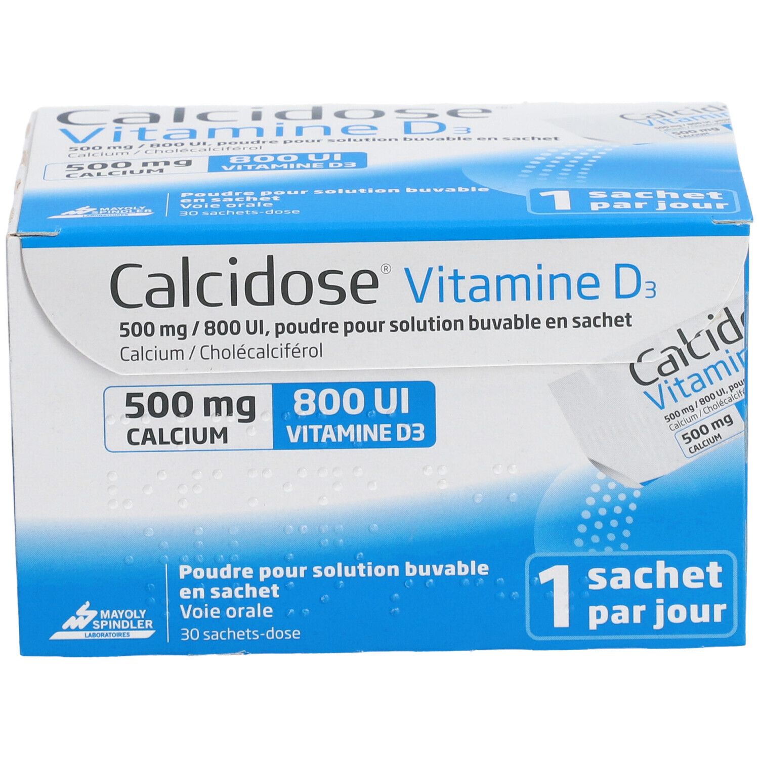 Calcidose Vitamine D3 poudre pour solution buvable