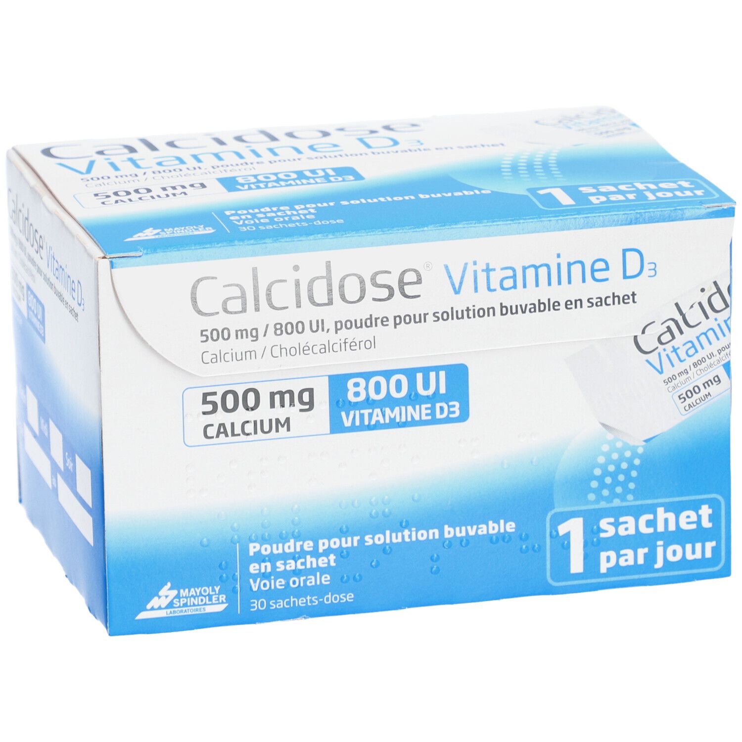 Calcidose Vitamine D3 poudre pour solution buvable