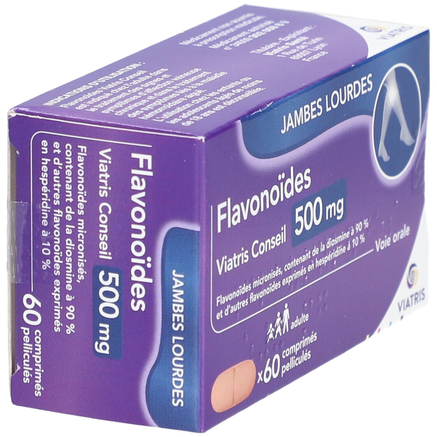 Flavonoïdes Mylan Conseil 500 mg