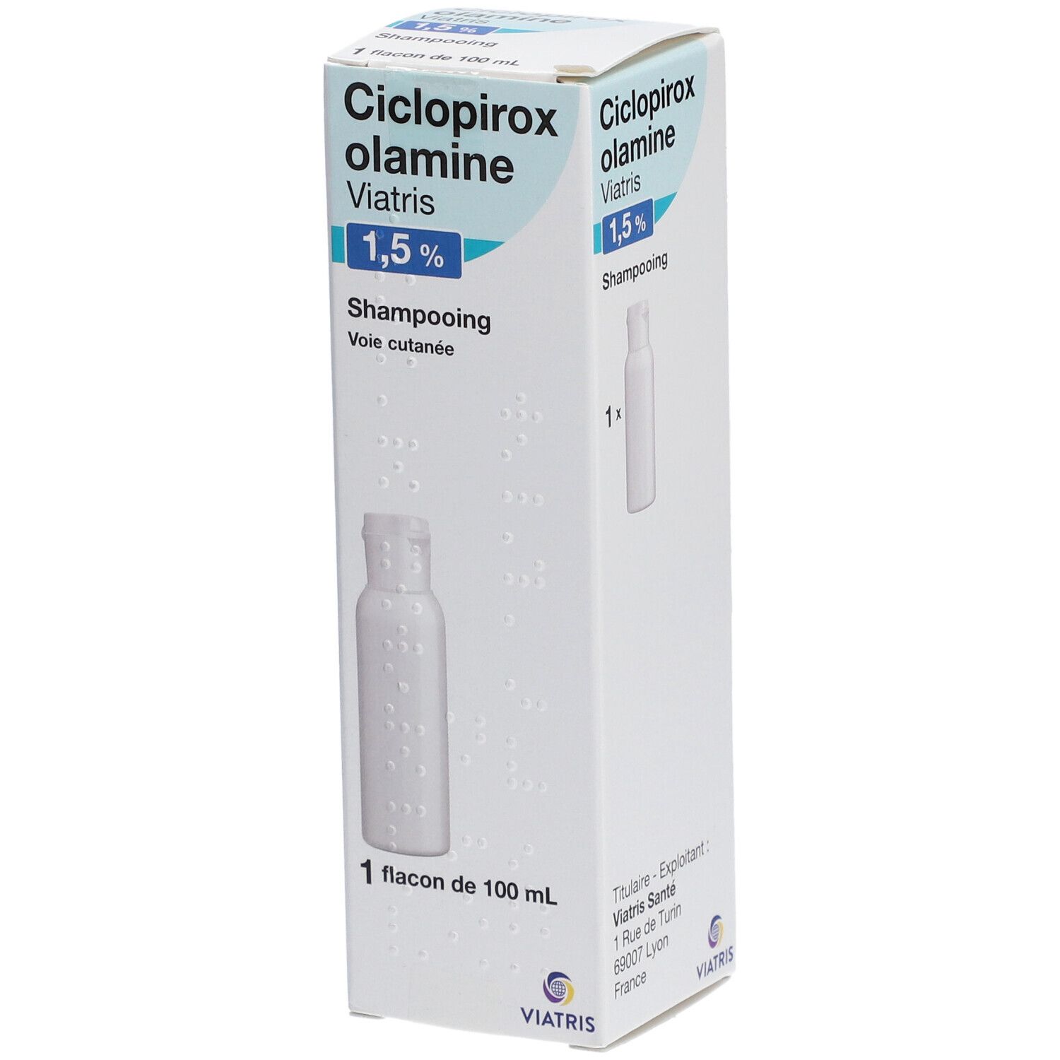 Mylan Viatris Ciclopirox Olamine Shampoo 1,5% Dermatite Séborrhéique
