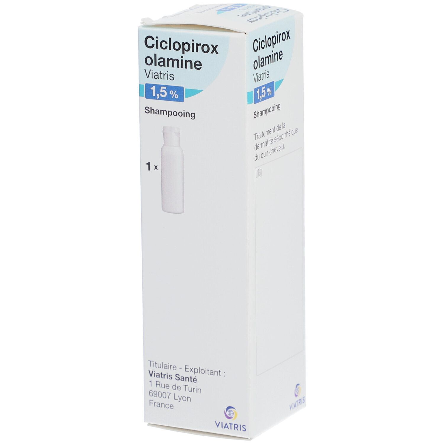 Mylan Viatris Ciclopirox Olamine Shampoo 1,5% Dermatite Séborrhéique