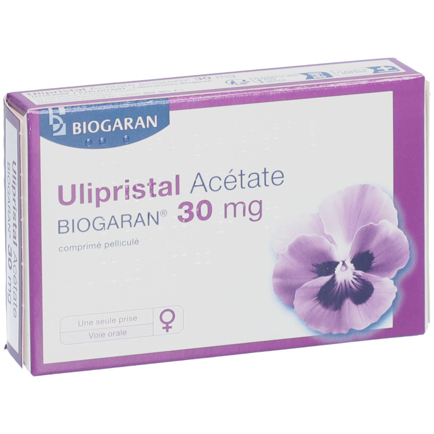 Biogaran Ulipristal Acétate 30 mg comprimé pelliculé